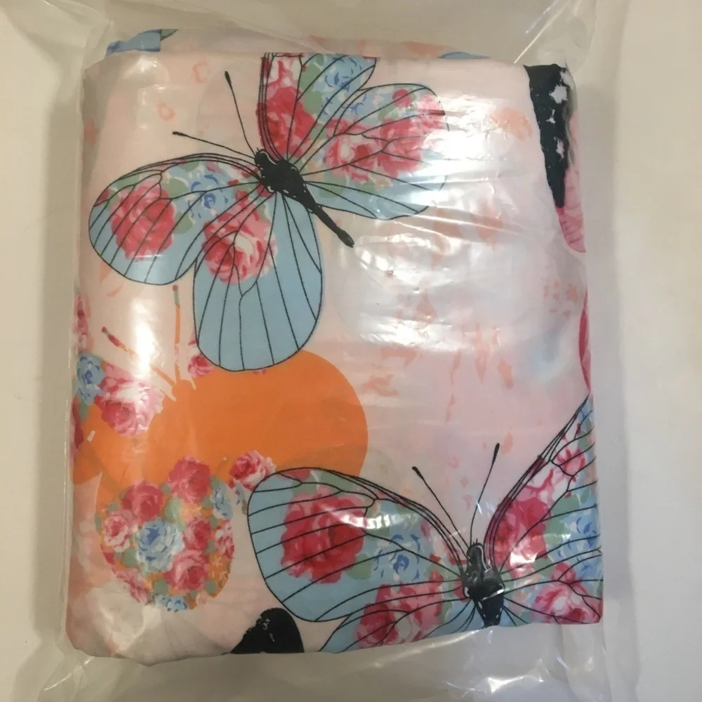 New LAMEJOR Butterflies Duvet Shams Queen Set of 3